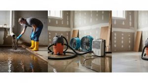 Water damage restoration company in Vancouver WA responding to emergency flooding