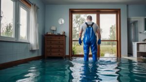 Water damaged flooring requiring professional restoration in Vancouver WA home