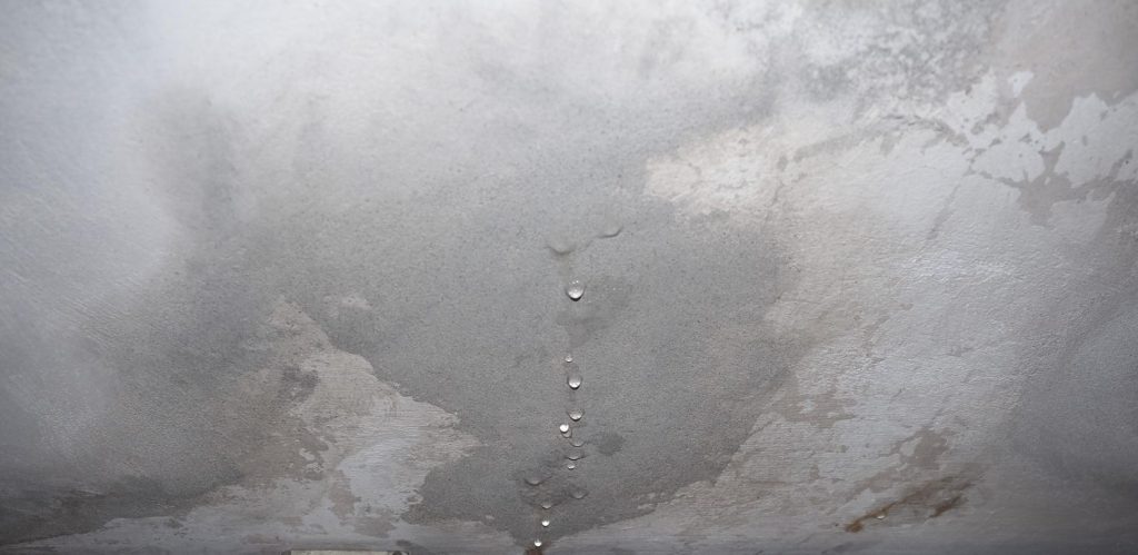 Water seepage in concrete foundation of a Vancouver WA home