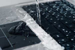 Water damaged electronics after flooding in Vancouver WA home