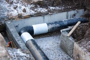 Underground sewage pipe problem causing foundation issues in Vancouver WA