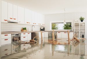 Summer rain causing indoor water damage in Vancouver WA home